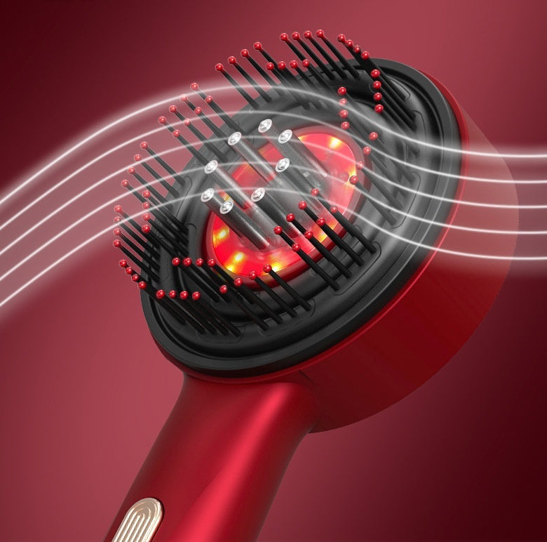 Red Light Therapy Hair Brush